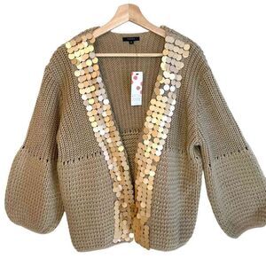 Floryday Chunky Knit Cardigan NWT